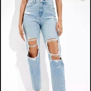 NWT American Eagle Ripped Highest Waist '90s Boyfriend Jean size 6